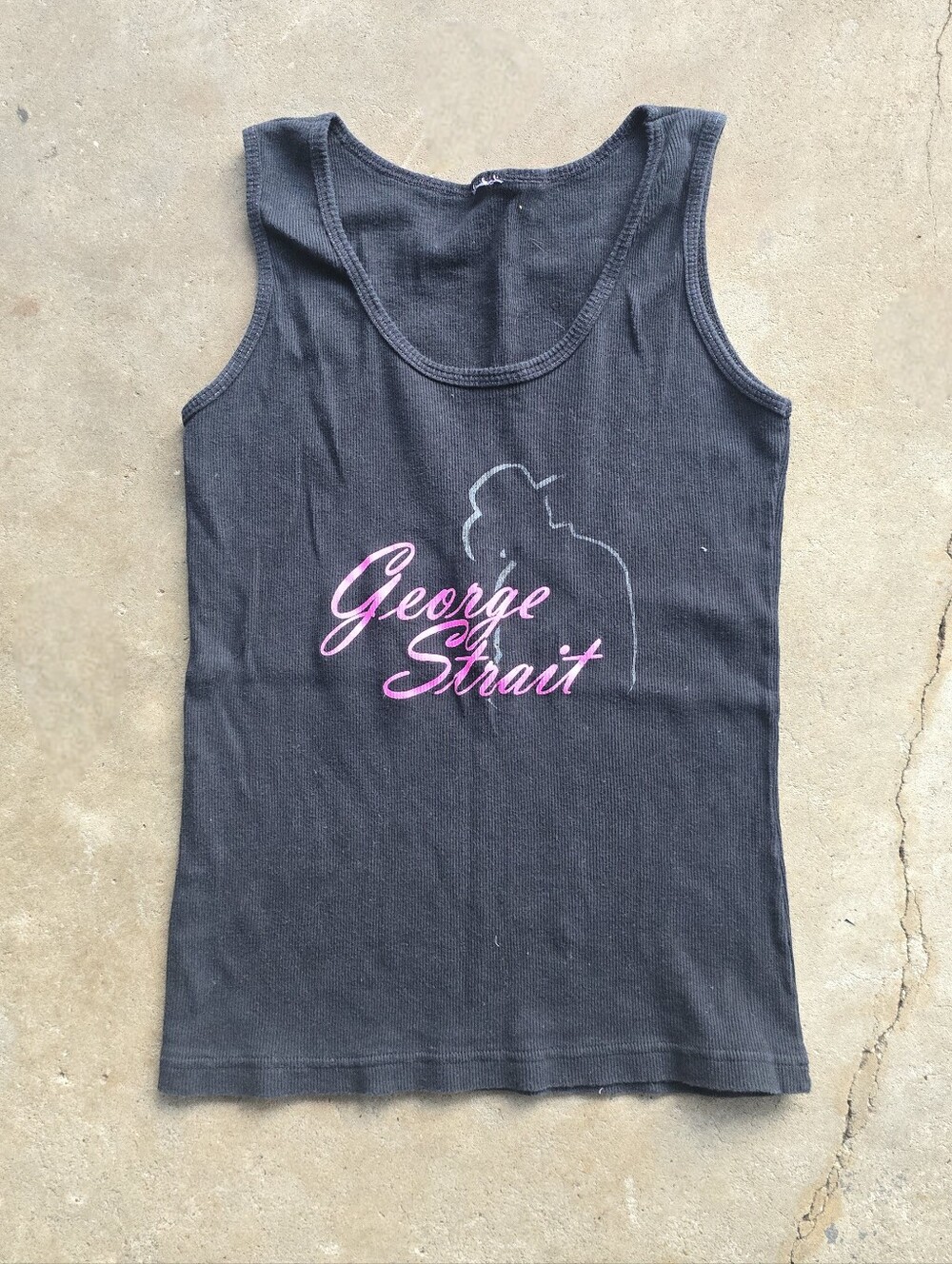 vtg 90s y2k george strait country tank